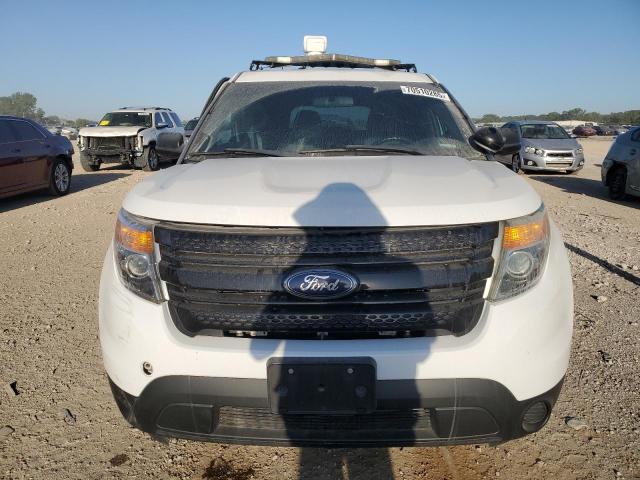 1FM5K8AR2EGB74304 - 2014 FORD EXPLORER POLICE INTERCEPTOR Blanco foto 5