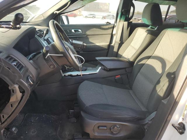 1FM5K8AR2EGB74304 - 2014 FORD EXPLORER POLICE INTERCEPTOR Blanco foto 7