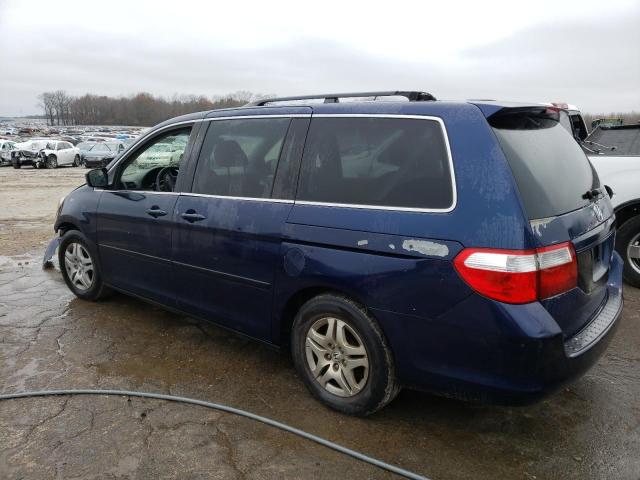 5FNRL38455B003850 - 2005 HONDA ODYSSEY EX BLUE photo 2