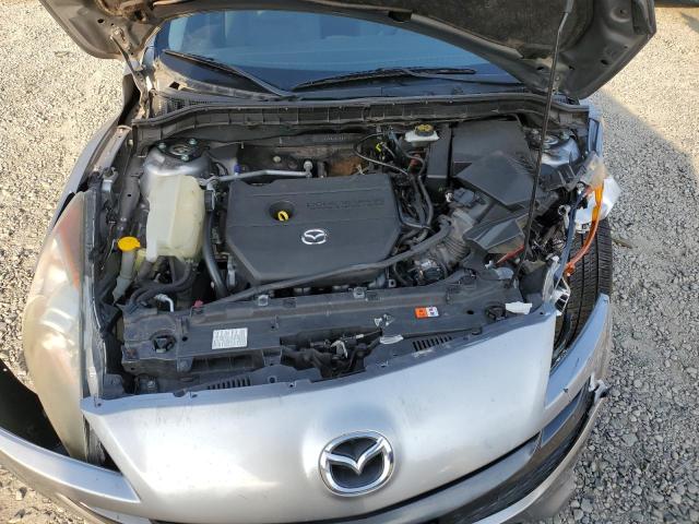JM1BL1U66B1427152 - 2011 MAZDA 3 S GRAY photo 11