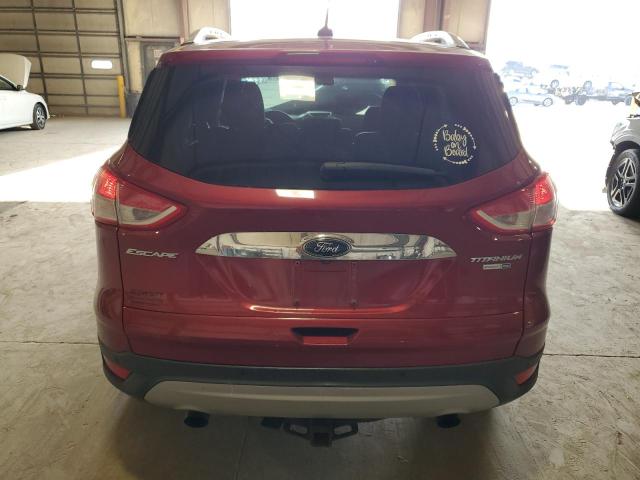 1FMCU9J9XGUA62507 - 2016 FORD ESCAPE TITANIUM RED photo 6