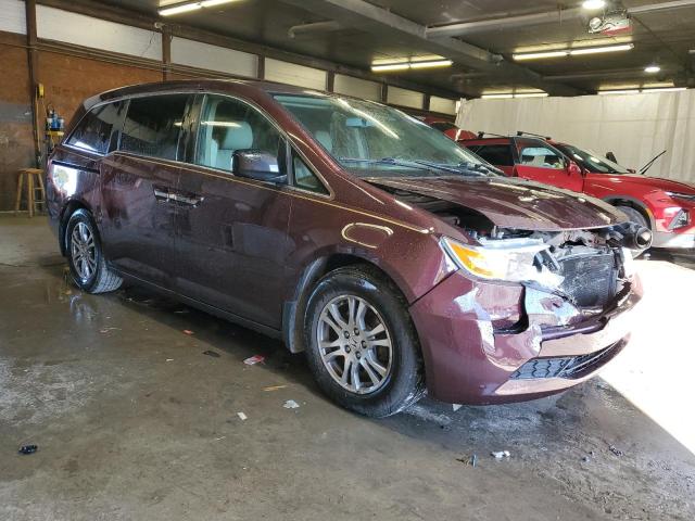 5FNRL5H64CB038812 - 2012 HONDA ODYSSEY EXL 勃艮第红 照片 4