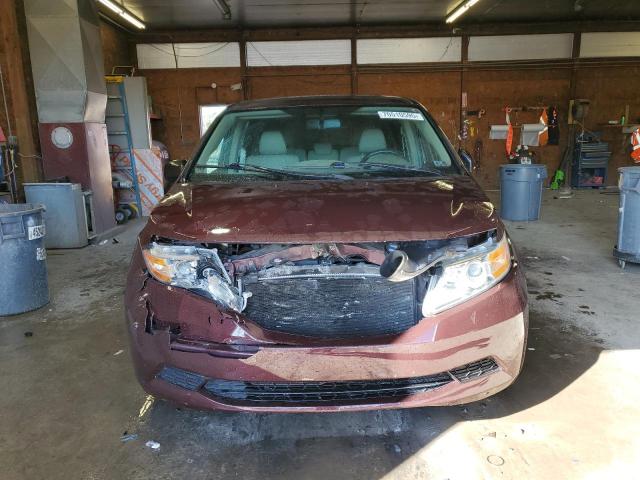 5FNRL5H64CB038812 - 2012 HONDA ODYSSEY EXL 勃艮第红 照片 5