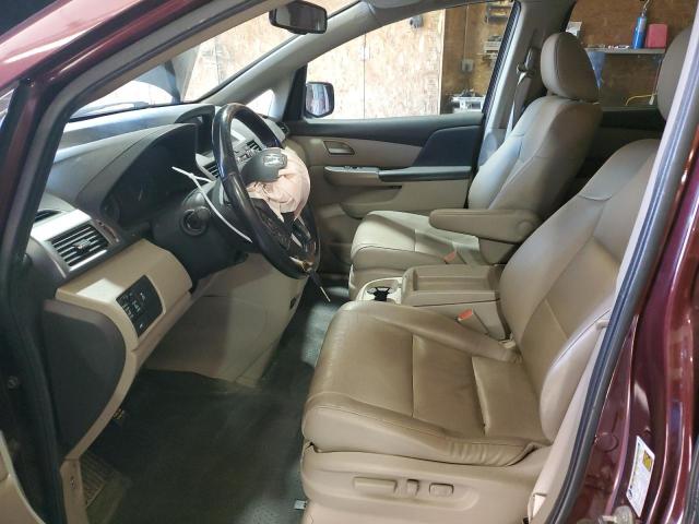 5FNRL5H64CB038812 - 2012 HONDA ODYSSEY EXL 勃艮第红 照片 7