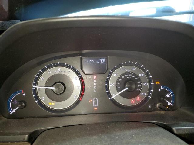 5FNRL5H64CB038812 - 2012 HONDA ODYSSEY EXL 勃艮第红 照片 9