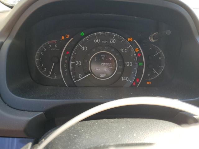 5J6RM4H73CL041174 - 2012 HONDA CR-V EXL WHITE photo 9