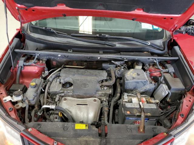 2T3BFREV1DW020520 - 2013 TOYOTA RAV4 LE MAROON photo 12
