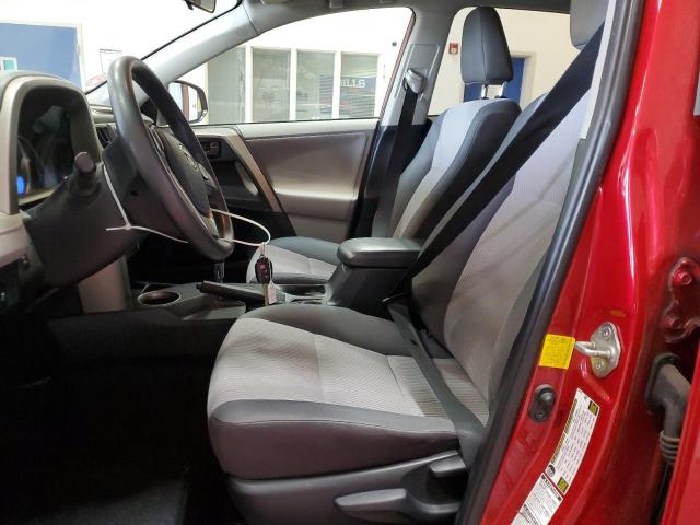 2T3BFREV1DW020520 - 2013 TOYOTA RAV4 LE MAROON photo 7