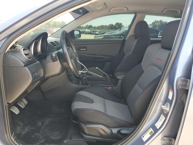 JM1BK34L581828253 - 2008 MAZDA SPEED 3 BLUE photo 7