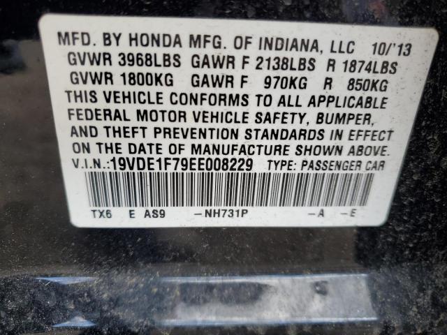 19VDE1F79EE008229 - 2014 ACURA ILX 20 TECH BLACK photo 12