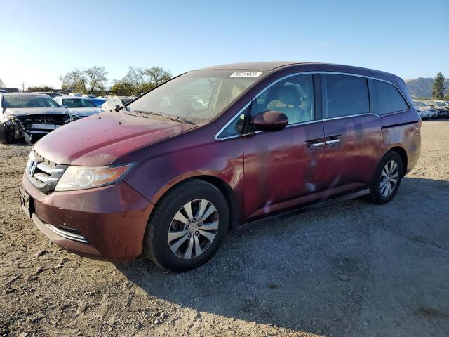 5FNRL5H44GB053282 - 2016 HONDA ODYSSEY EX MAROON photo 1