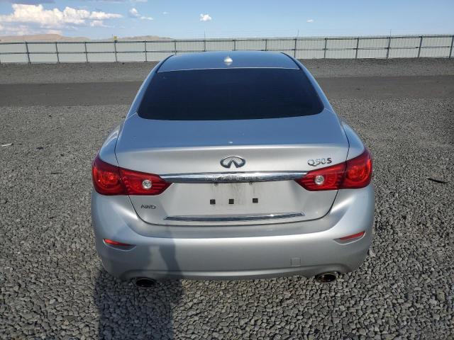 JN1BV7AR8EM706894 - 2014 INFINITI Q50 BASE SILVER photo 6
