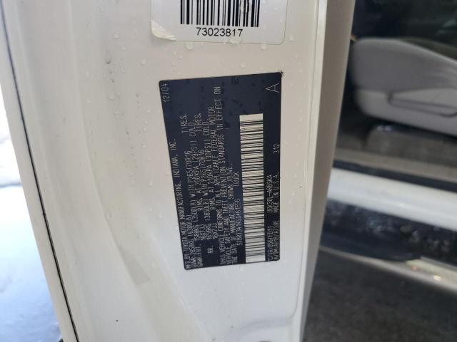 5TBRT34145S461556 - 2005 TOYOTA TUNDRA ACCESS CAB SR5 WHITE photo 12