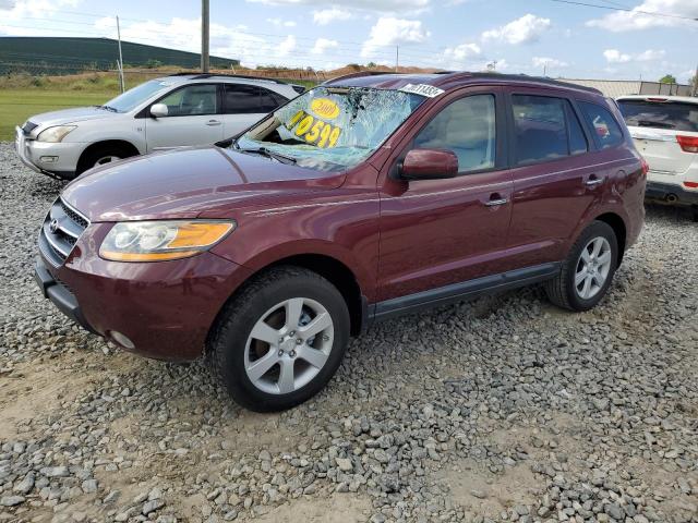 5NMSH13EX9H240264 - 2009 HYUNDAI SANTA FE SE BURGUNDY photo 1