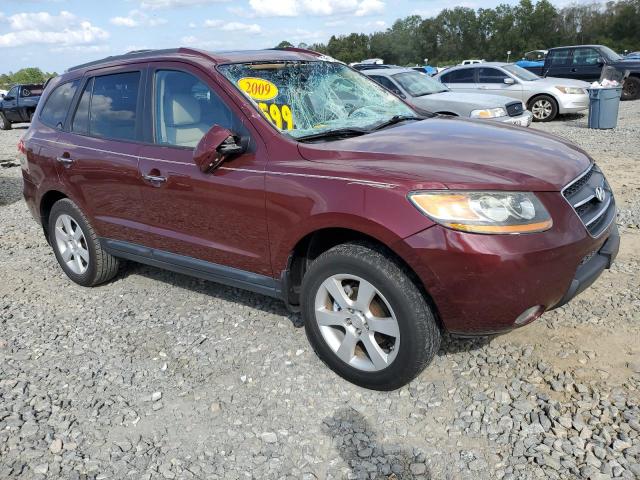 5NMSH13EX9H240264 - 2009 HYUNDAI SANTA FE SE BURGUNDY photo 4