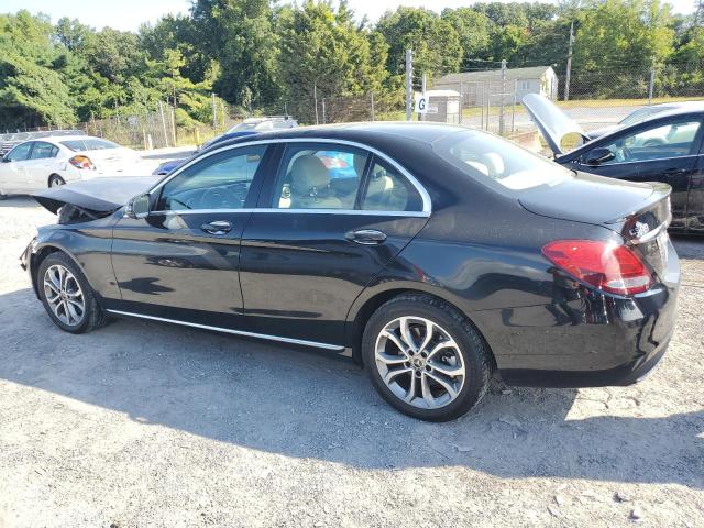 55SWF4KB2HU213669 - 2017 MERCEDES-BENZ C 300 4MATIC BLACK photo 2