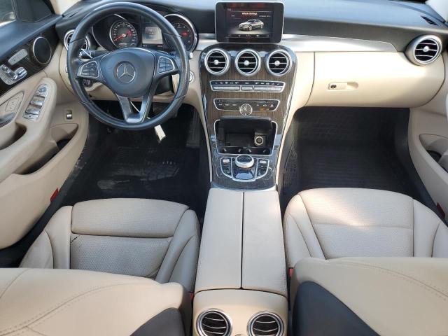 55SWF4KB2HU213669 - 2017 MERCEDES-BENZ C 300 4MATIC BLACK photo 8