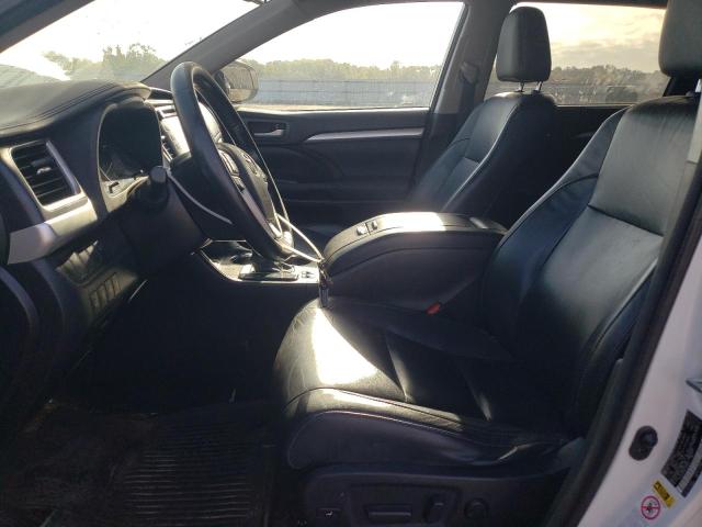 5TDJKRFH6FS179523 - 2015 TOYOTA HIGHLANDER XLE WHITE photo 7