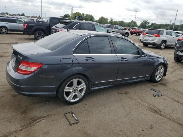 WDDGF8BB6BR156476 - 2011 MERCEDES-BENZ C 300 4MATIC GRAY photo 3