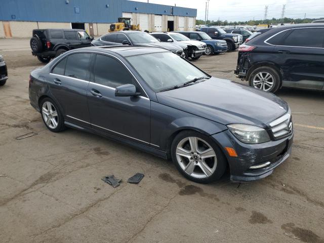 WDDGF8BB6BR156476 - 2011 MERCEDES-BENZ C 300 4MATIC GRAY photo 4