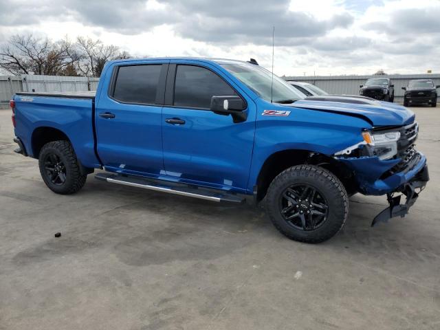 3GCUDFED1NG559998 - 2022 CHEVROLET SILVERADO K1500 LT TRAIL BOSS BLUE photo 4