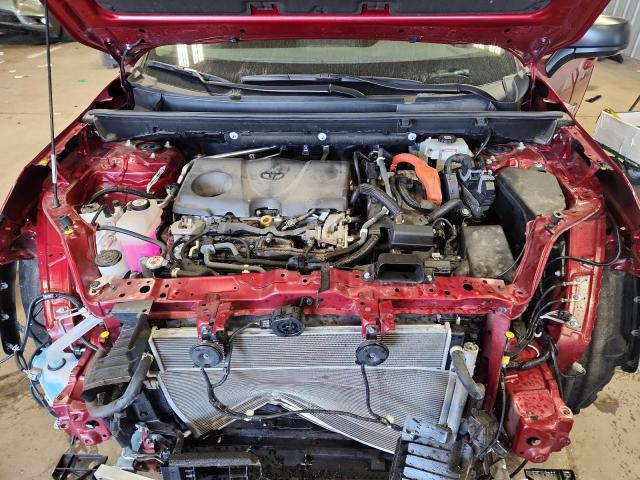 4T3L6RFV6MU021343 - 2021 TOYOTA RAV4 LE RED photo 12