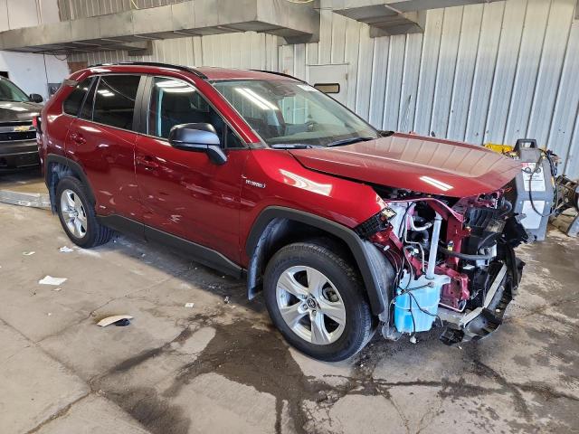 4T3L6RFV6MU021343 - 2021 TOYOTA RAV4 LE RED photo 4