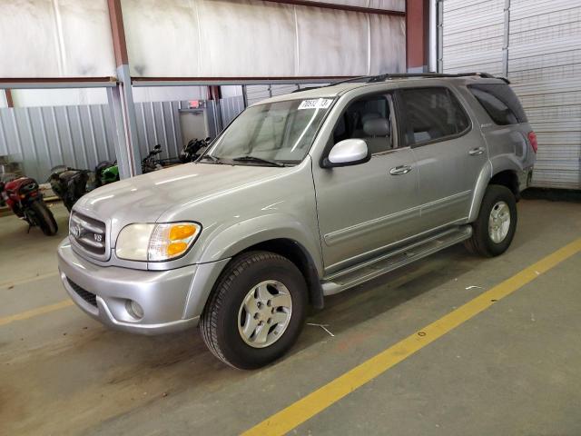 5TDBT48A82S108466 - 2002 TOYOTA SEQUOIA LIMITED SILVER photo 1