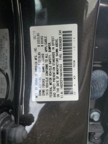1HGCR2F51HA244250 - 2017 HONDA ACCORD SPORT ყავისფერი ფოტო 12