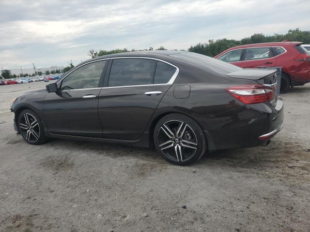 1HGCR2F51HA244250 - 2017 HONDA ACCORD SPORT ყავისფერი ფოტო 2