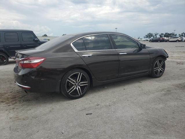 1HGCR2F51HA244250 - 2017 HONDA ACCORD SPORT ყავისფერი ფოტო 3