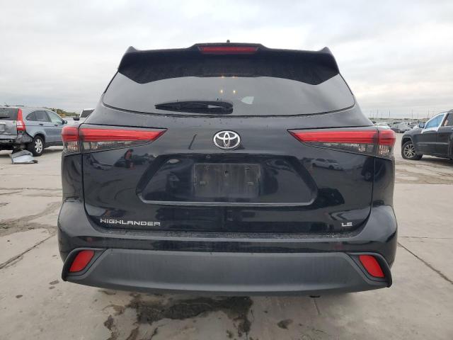 5TDZZRAH2MS522864 - 2021 TOYOTA HIGHLANDER L BLACK photo 6