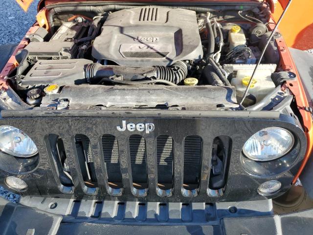 1C4BJWDG3FL610997 - 2015 JEEP WRANGLER U SPORT ORANGE photo 12