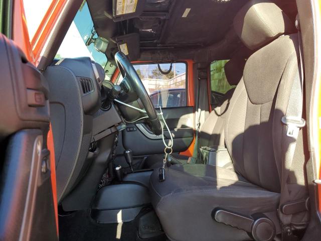 1C4BJWDG3FL610997 - 2015 JEEP WRANGLER U SPORT ORANGE photo 7