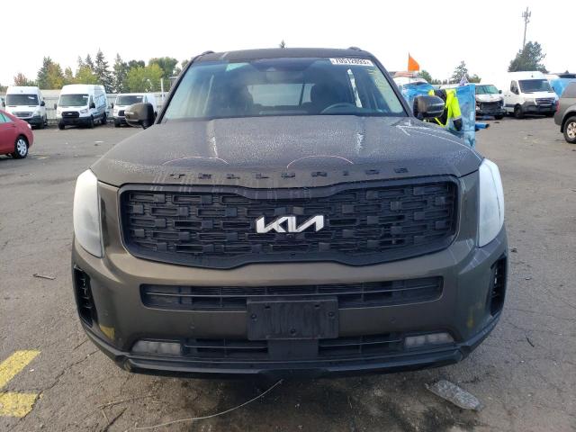 5XYP5DHC8NG202706 - 2022 KIA TELLURIDE SX BROWN photo 5