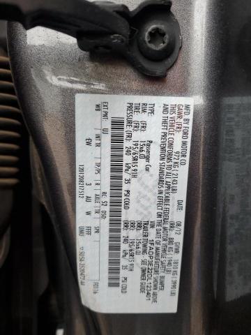 1FADP3E22DL123401 - 2013 FORD FOCUS S GRAY photo 12