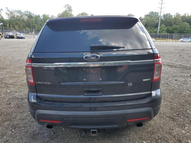 1FM5K8F83DGB12618 - 2013 FORD EXPLORER LIMITED BLACK photo 6