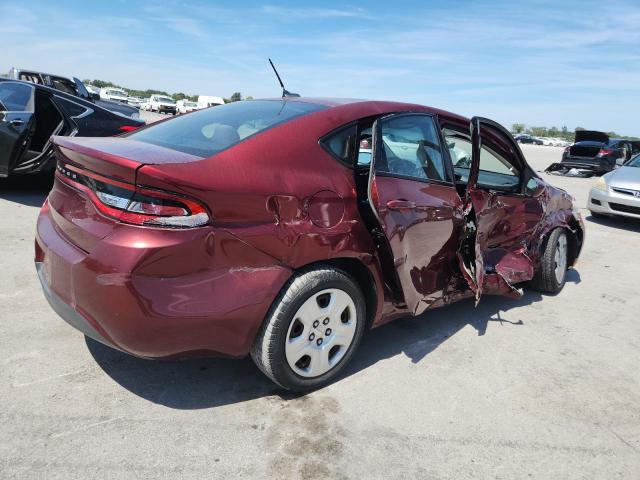 1C3CDFAA5FD266535 - 2015 DODGE DART SE MAROON photo 3