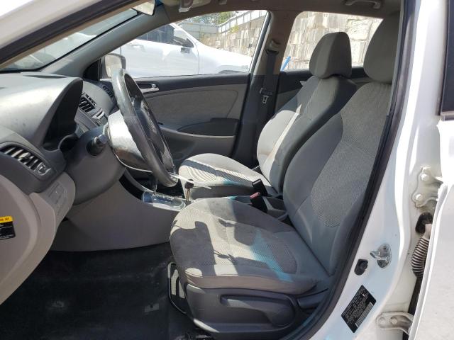 KMHCT5AE2DU063932 - 2013 HYUNDAI ACCENT GLS WHITE photo 7