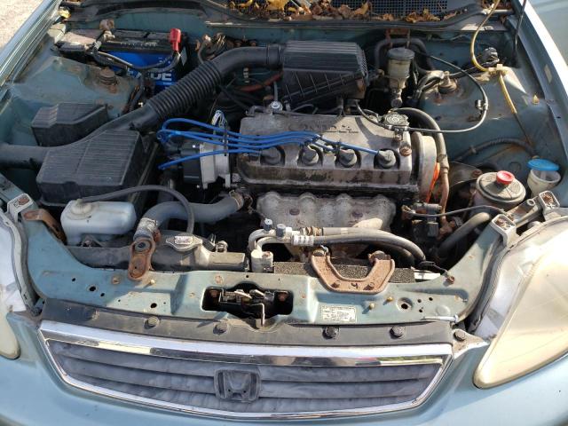 2HGEJ6614YH554396 - 2000 HONDA CIVIC BASE BLUE photo 11