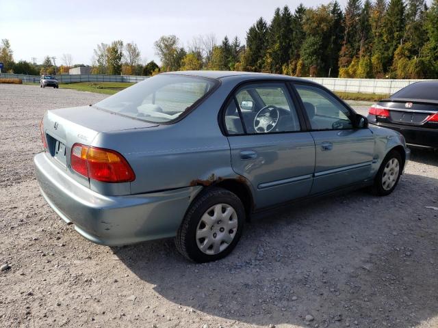 2HGEJ6614YH554396 - 2000 HONDA CIVIC BASE BLUE photo 3