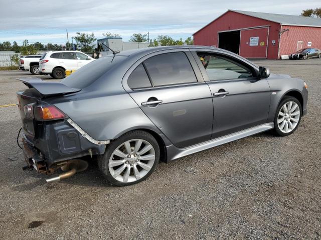 JA32U8FW9AU605666 - 2010 MITSUBISHI LANCER GTS GRAY photo 3