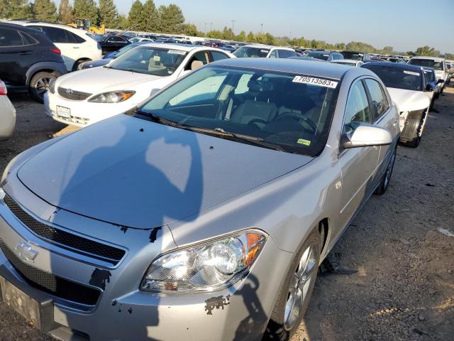1G1ZH57B88F187011 - 2008 CHEVROLET MALIBU 1LT SILVER photo 1