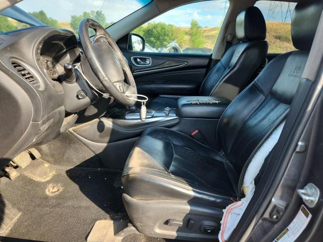5N1AL0MM0EC518216 - 2014 INFINITI QX60 GRAY photo 7