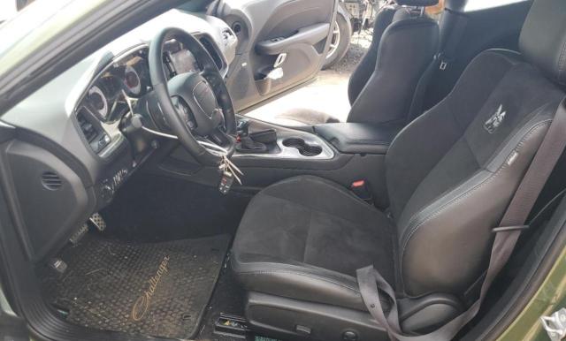 2C3CDZFJ8NH215381 - 2022 DODGE CHALLENGER R/T SCAT PACK GREEN photo 7