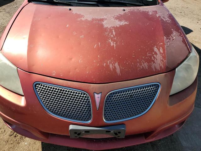 5Y2SL65857Z422689 - 2007 PONTIAC VIBE RED photo 11