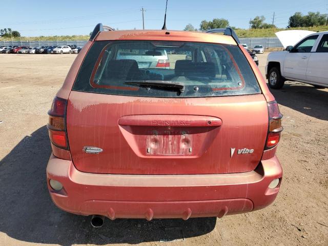 5Y2SL65857Z422689 - 2007 PONTIAC VIBE RED photo 6