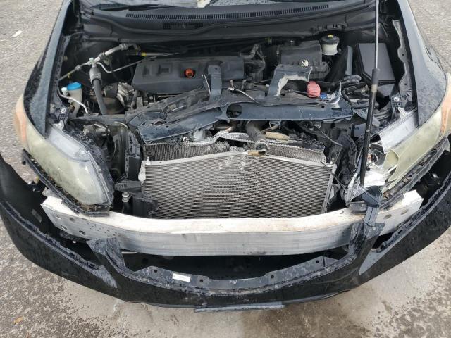 2HGFG3B56CH561305 - 2012 HONDA CIVIC LX შავი ფოტო 11