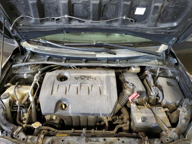 2T1BU4EE6BC639131 - 2011 TOYOTA COROLLA BASE Schwarz Foto 11