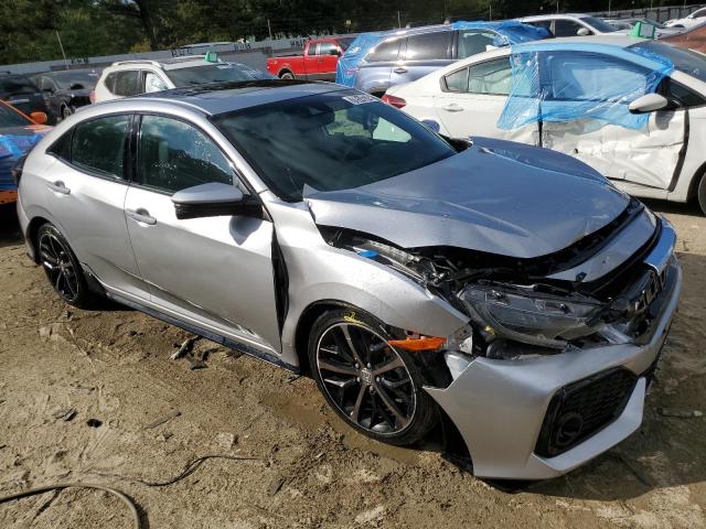 SHHFK7H96MU206364 - 2021 HONDA CIVIC SPORT TOURING SILVER photo 4